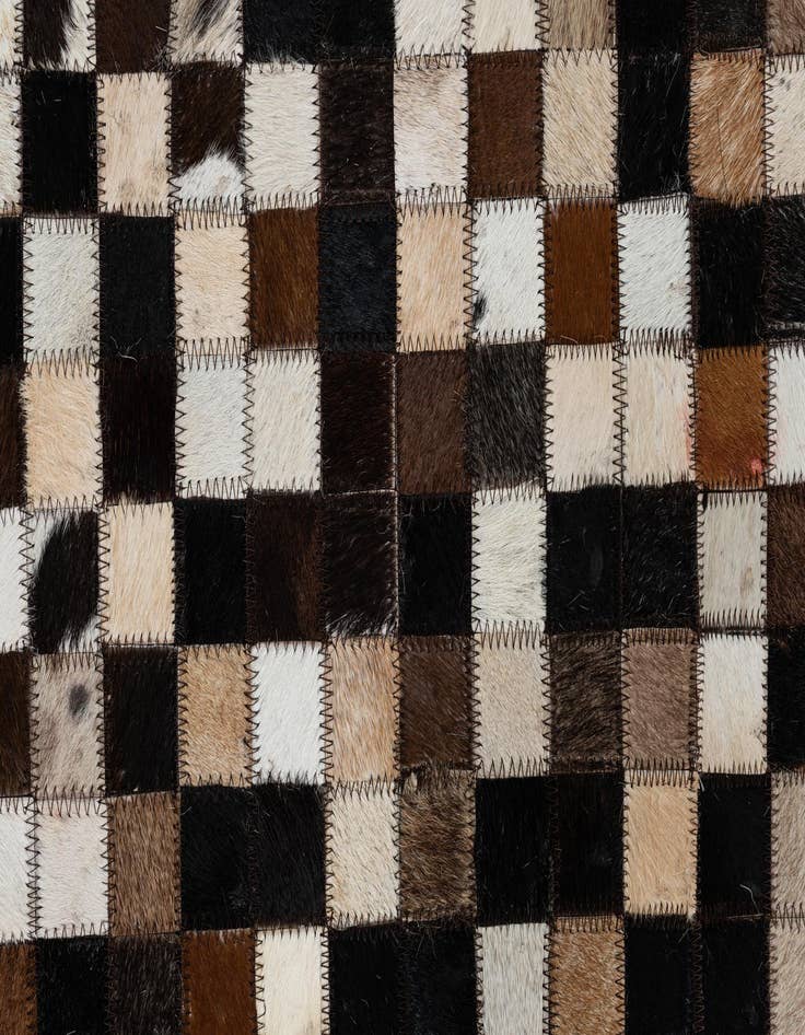 Detail image of 2' x 3' Cowhide Leather Rug