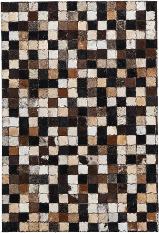Detail image of 2' x 3' Cowhide Leather Rug