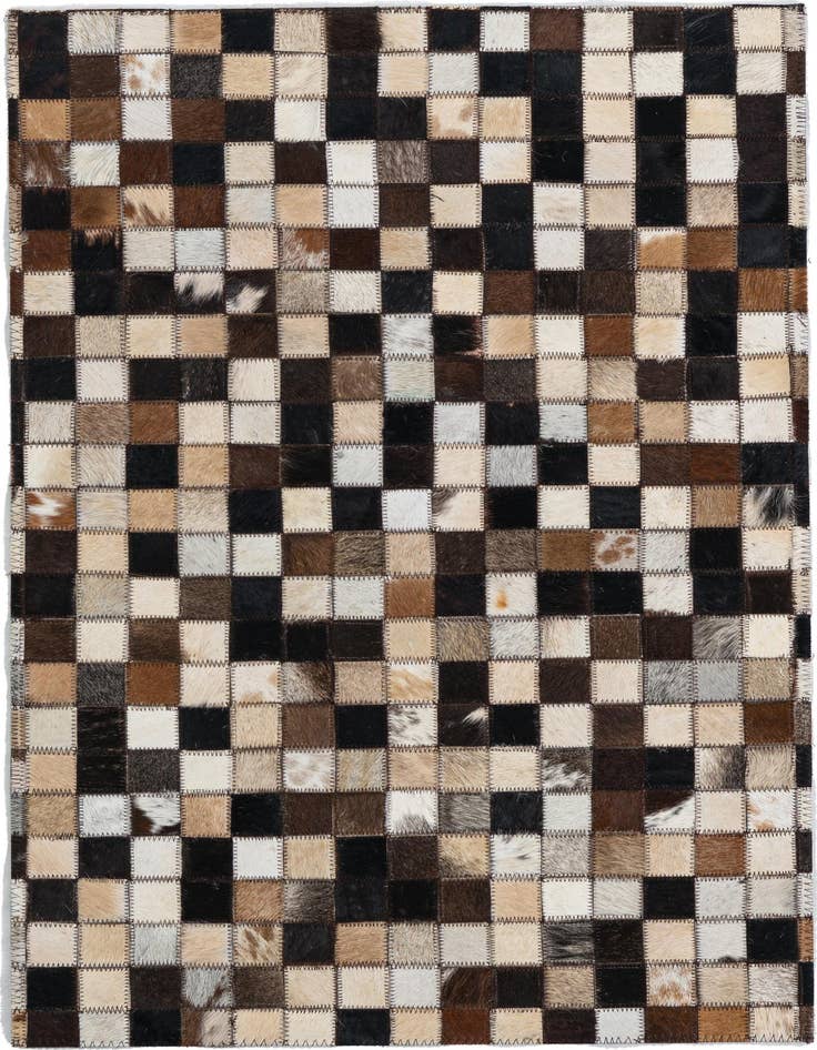 Detail image of 2' x 3' Cowhide Leather Rug