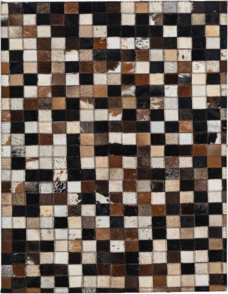 Detail image of 2' x 3' Cowhide Leather Rug