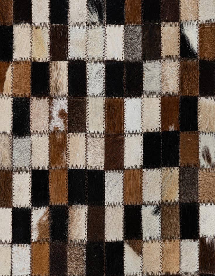 Detail image of 2' x 3' Cowhide Leather Rug