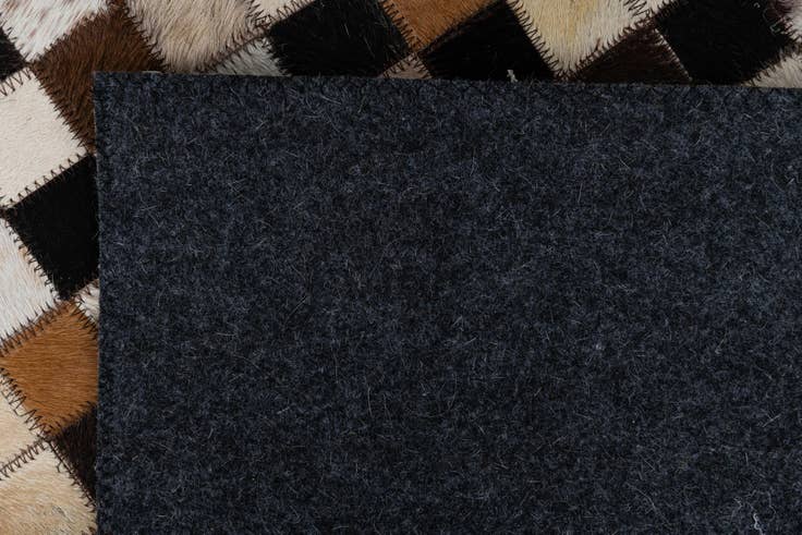 Detail image of 2' x 3' Cowhide Leather Rug