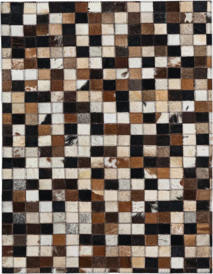 Detail image of 2' x 3' Cowhide Leather Rug