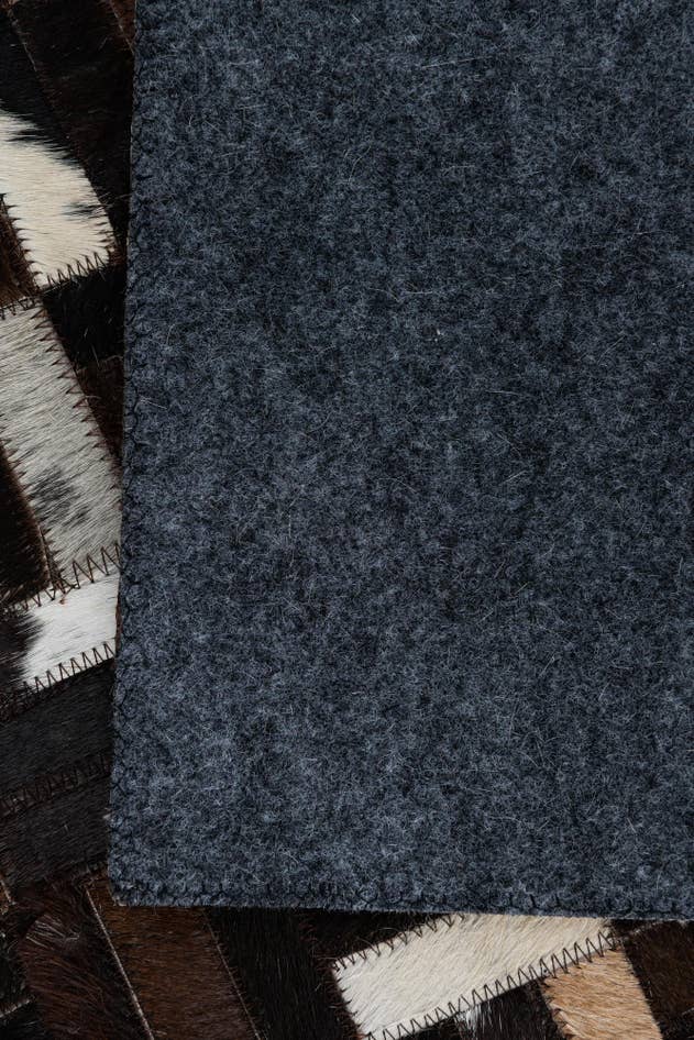 Detail image of 2' x 3' Cowhide Leather Rug