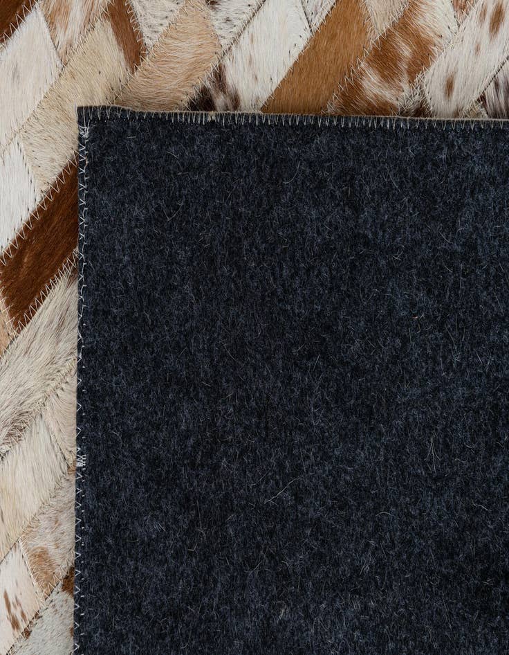 Detail image of 2' x 3' Cowhide Leather Rug