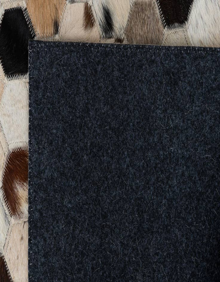 Detail image of 2' x 3' 1 Cowhide Leather Rug