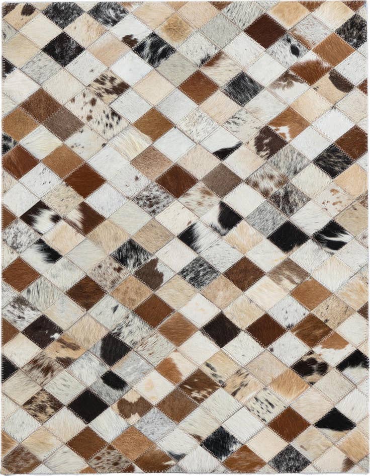 Detail image of 2' x 3' Cowhide Leather Rug