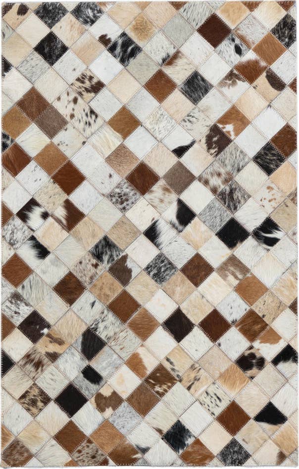 Detail image of 2' x 3' Cowhide Leather Rug