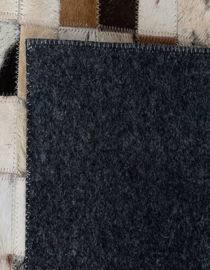 Detail image of 2' x 3' Cowhide Leather Rug