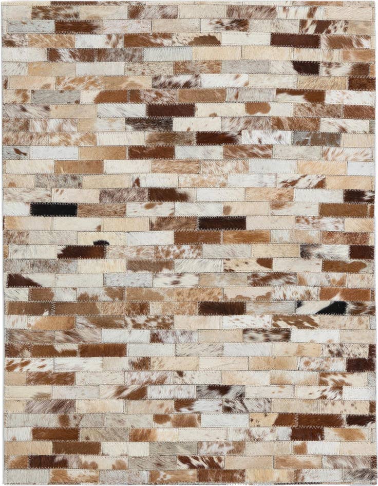 Detail image of 2' x 3' Cowhide Leather Rug