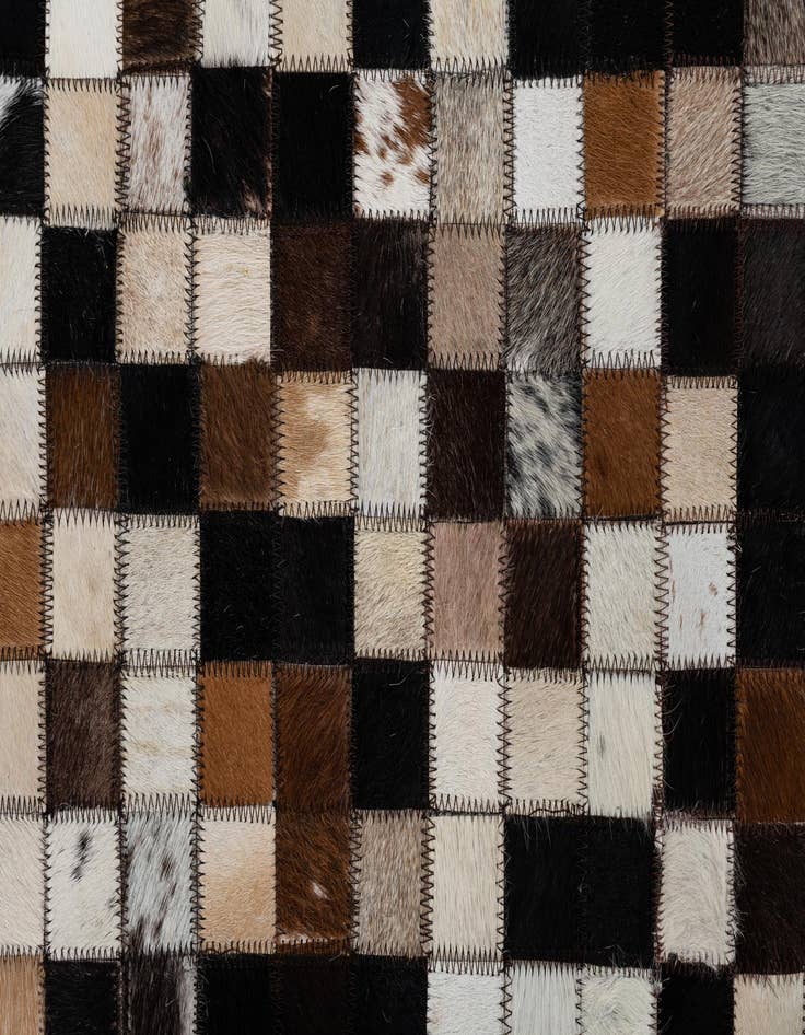 Detail image of 2' x 3' Cowhide Leather Rug