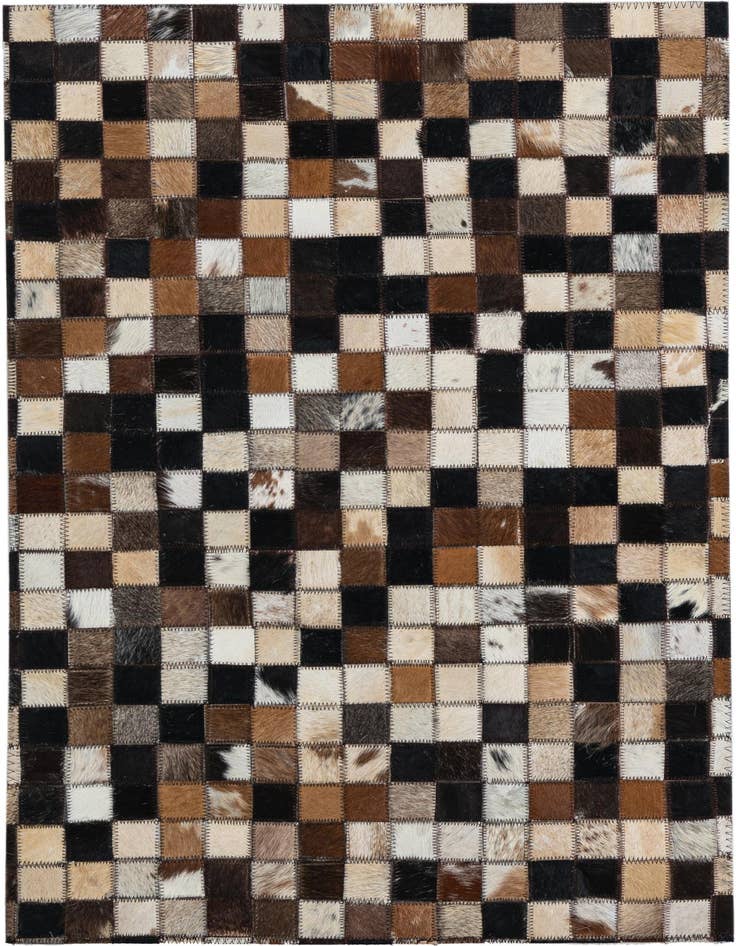 Detail image of 2' x 3' Cowhide Leather Rug