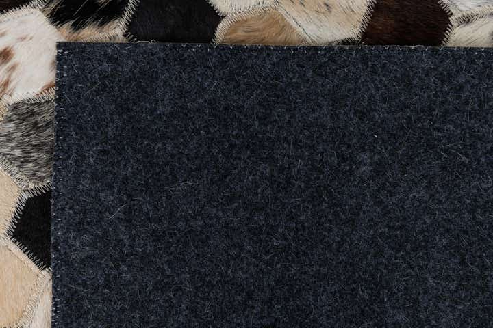 2' x 3' Cowhide Leather Rug