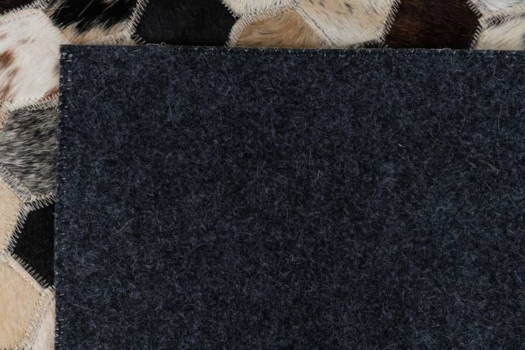 Detail image of 2' x 3' Cowhide Leather Rug