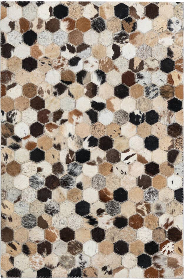 Detail image of 2' x 3' Cowhide Leather Rug