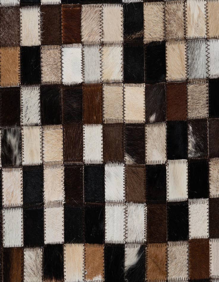 Detail image of 2' x 3' Cowhide Leather Rug