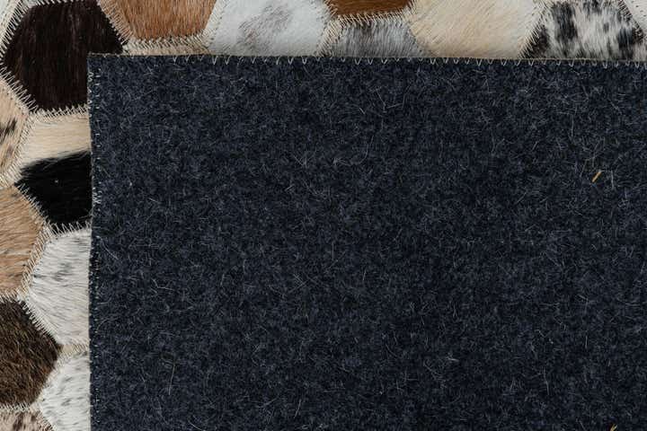 2' x 3' Cowhide Leather Rug