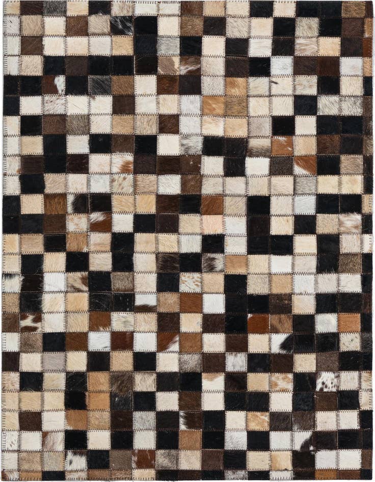 Detail image of 2' x 3' Cowhide Leather Rug