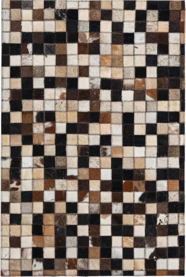 Detail image of 2' x 3' Cowhide Leather Rug