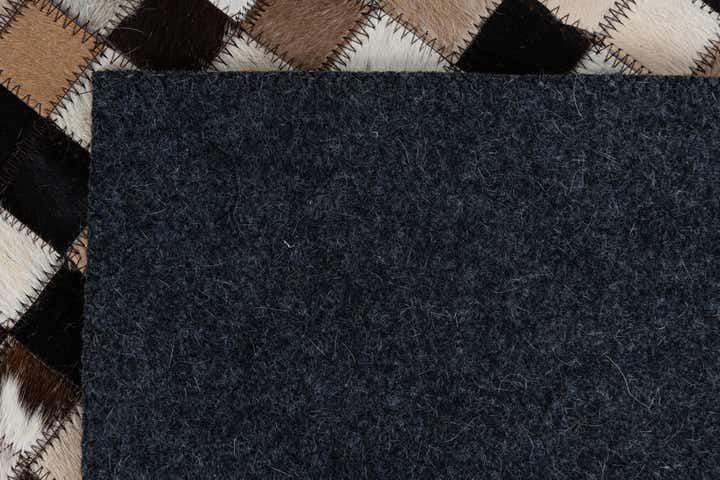 2' x 3' Cowhide Leather Rug