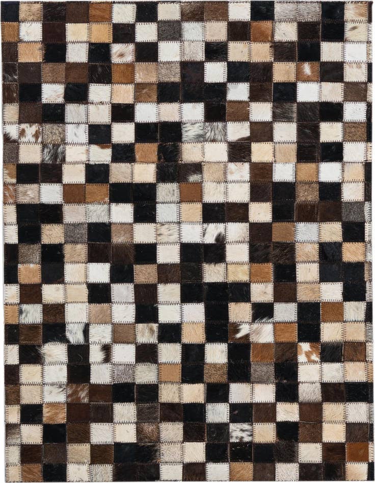 Detail image of 2' x 3' Cowhide Leather Rug