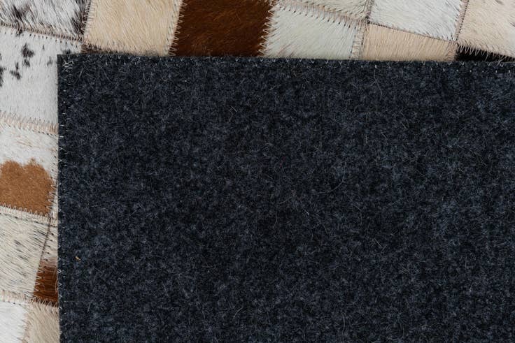 Detail image of 2' x 3' Cowhide Leather Rug