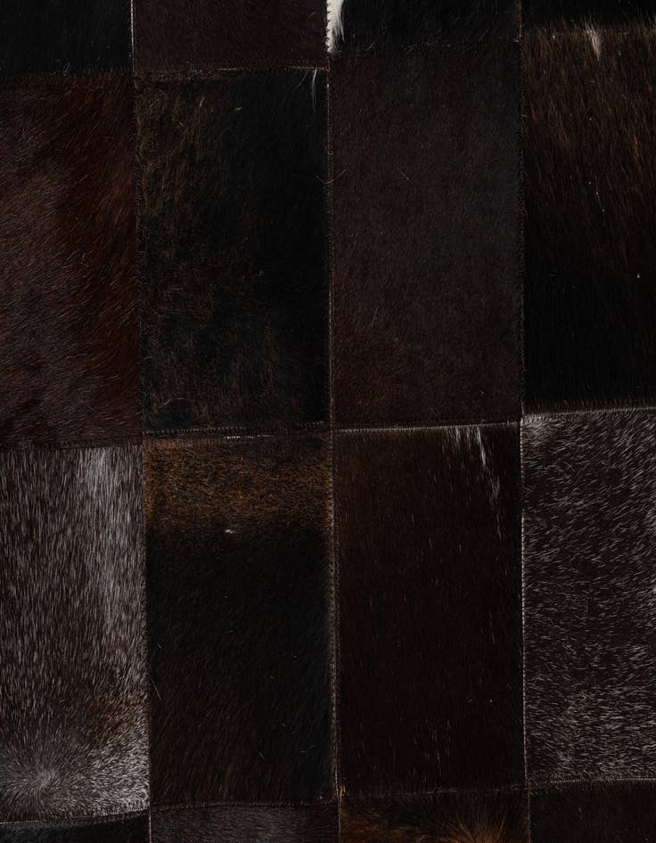 Detail image of 5' x 8' Cowhide Leather Rug