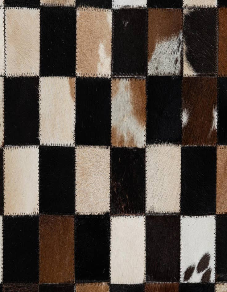 Detail image of 5' x 8' Cowhide Leather Rug