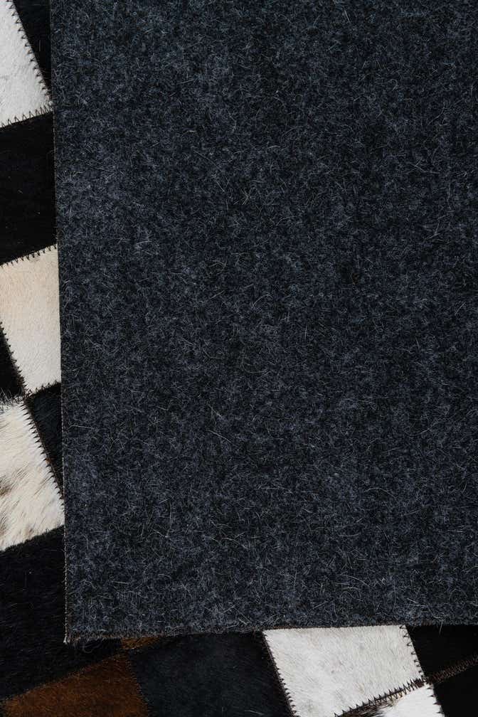 5' x 8' Cowhide Leather Rug