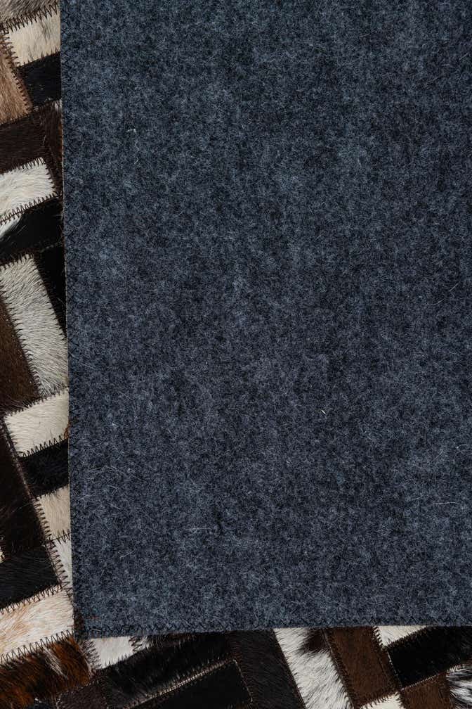 5' x 7' 10 Cowhide Leather Rug
