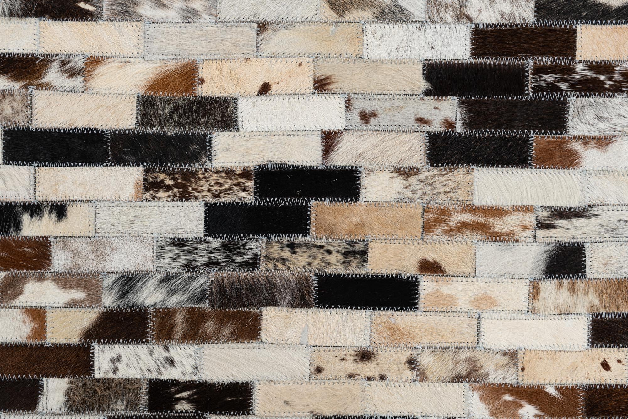 5' x 8' Cowhide Leather Rug