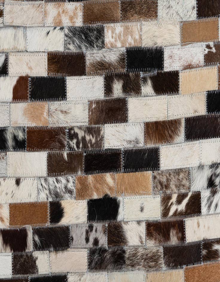 Detail image of 5' x 8' Cowhide Leather Rug