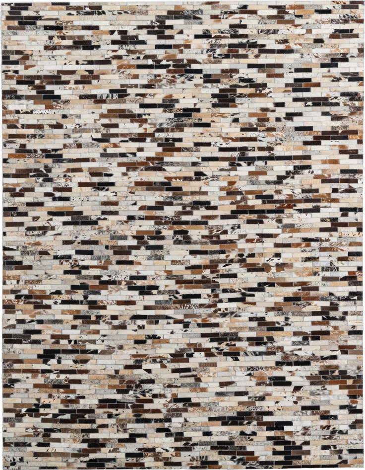 Detail image of 5' x 8' Cowhide Leather Rug
