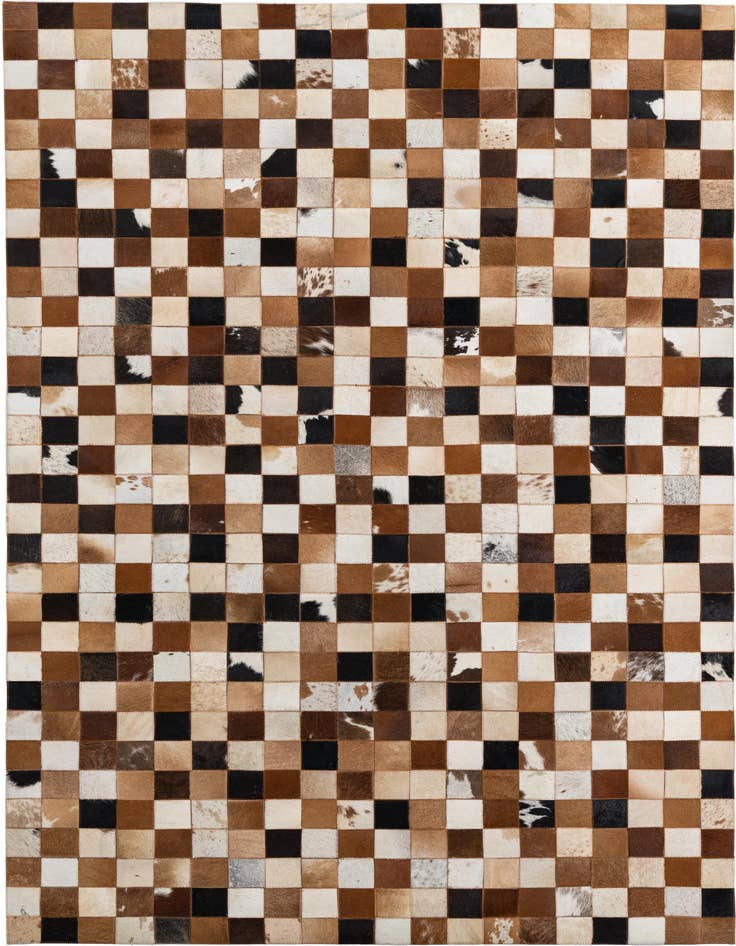 Detail image of 5' x 8' Cowhide Leather Rug
