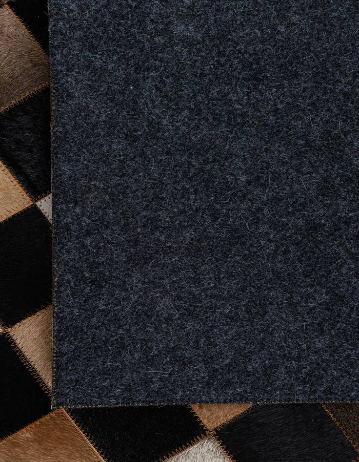 Detail image of 5' x 8' Cowhide Leather Rug