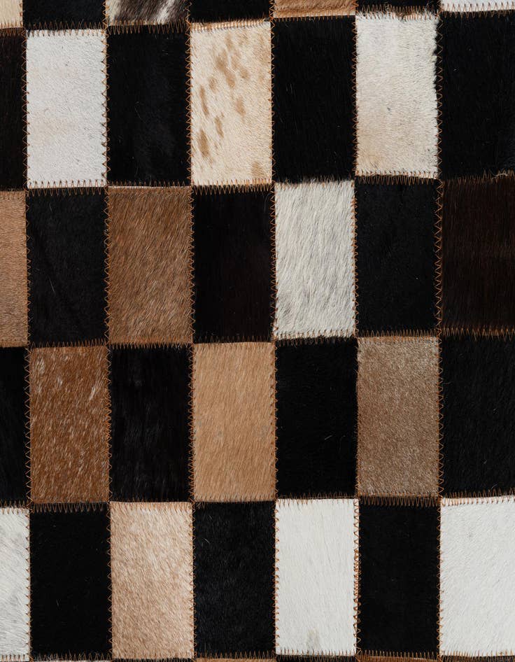 Detail image of 5' x 8' Cowhide Leather Rug