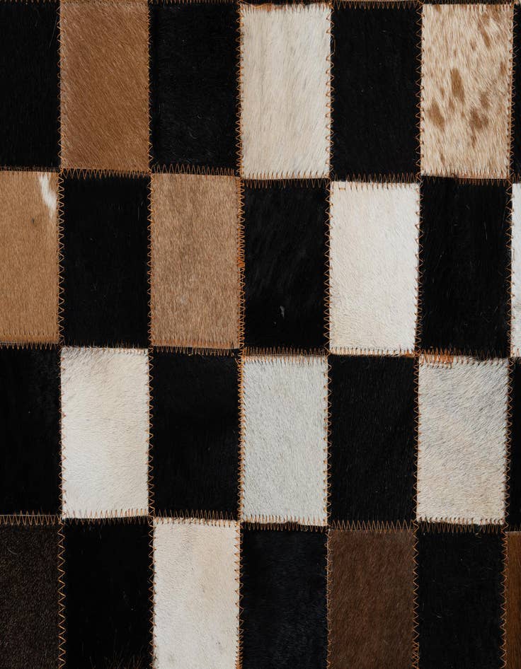 Detail image of 5' x 8' Cowhide Leather Rug