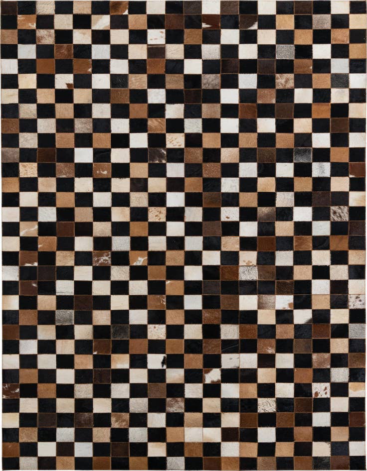 Detail image of 5' x 8' Cowhide Leather Rug