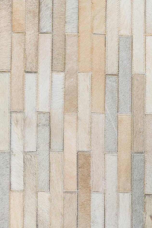 Detail image of 5' x 8' Cowhide Leather Rug