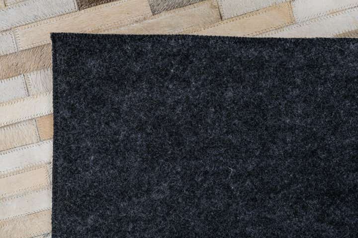 5' x 8' Cowhide Leather Rug