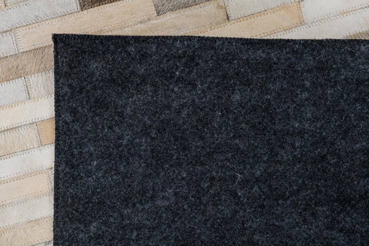 Detail image of 5' x 8' Cowhide Leather Rug