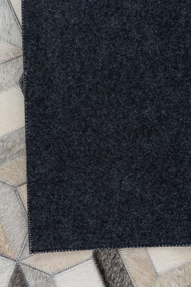 5' x 8' Cowhide Leather Rug