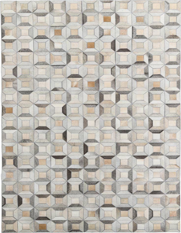 Detail image of 5' x 8' Cowhide Leather Rug