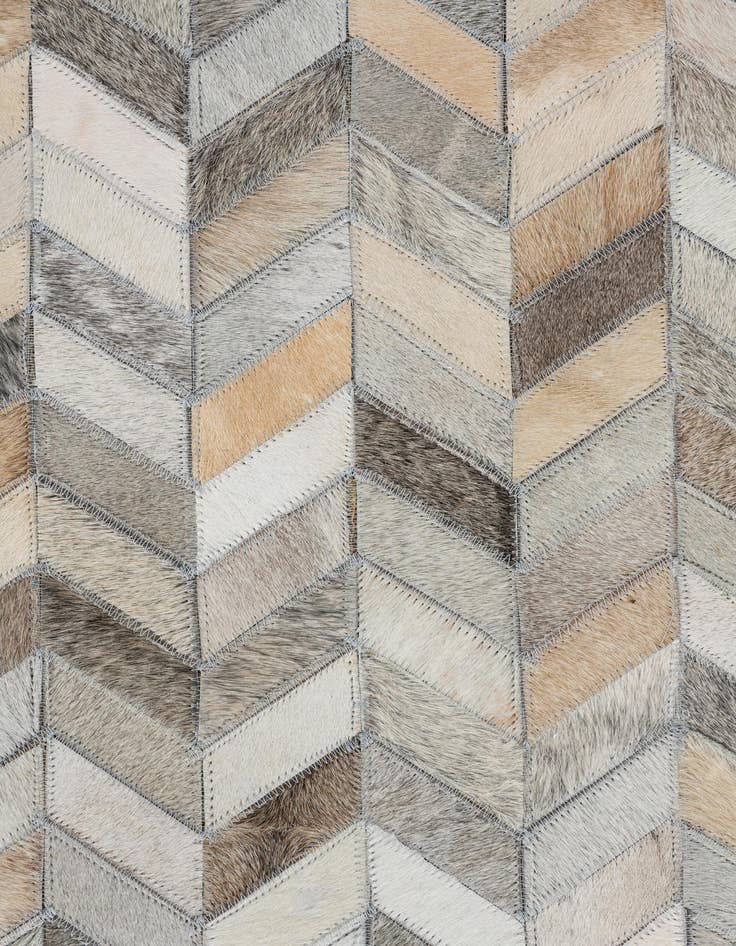 Detail image of 5' x 8' Cowhide Leather Rug