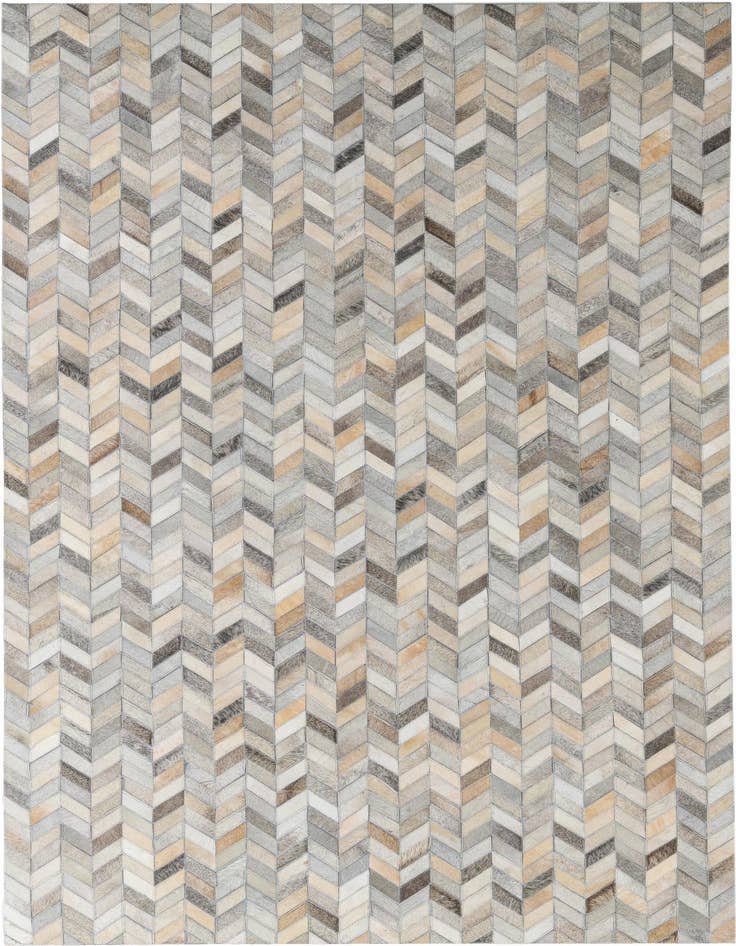 Detail image of 5' x 8' Cowhide Leather Rug