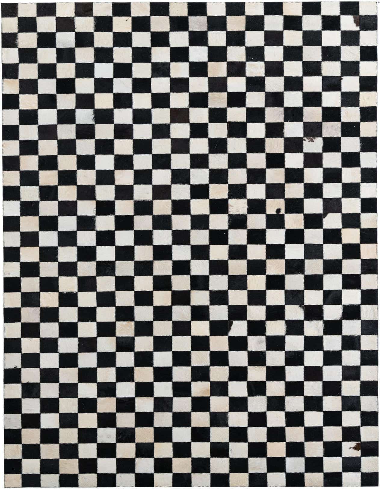 5' x 8' Cowhide Leather Rug