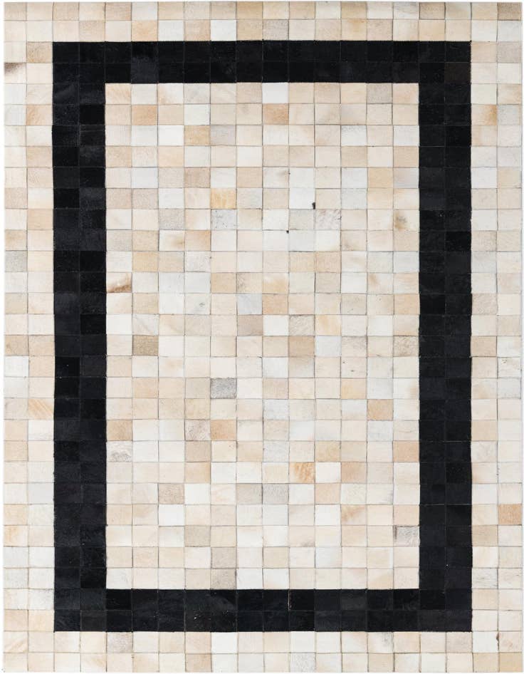 Detail image of 5' x 8' Cowhide Leather Rug