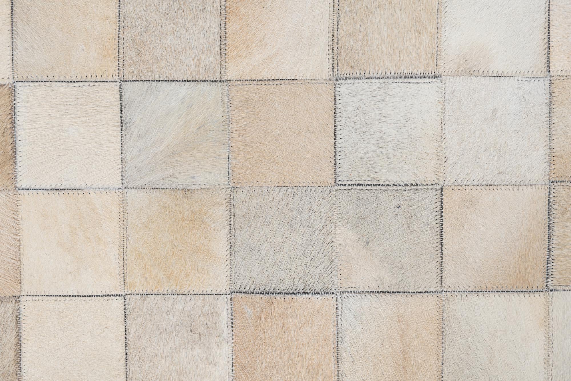 5' x 8' Cowhide Leather Rug