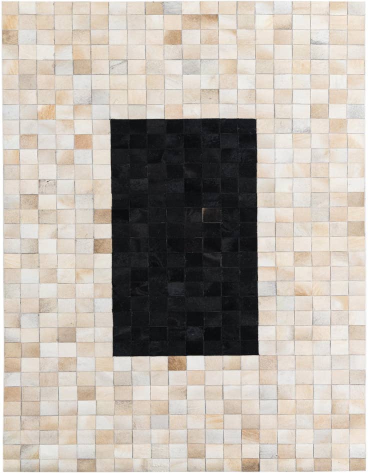 Detail image of 5' x 8' Cowhide Leather Rug