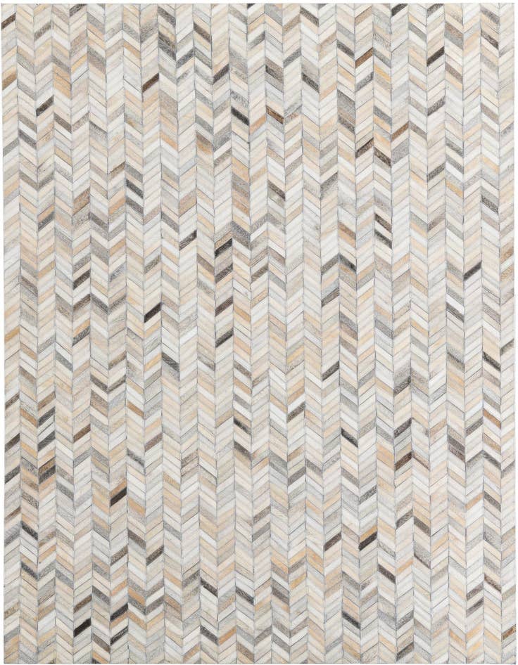 Detail image of 5' x 8' Cowhide Leather Rug